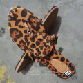 Superstarer Plus Size 2020 Summer Women Sandals Hot European and American Leopard Print Slippers Flat Roman Women′s Flip-Flops